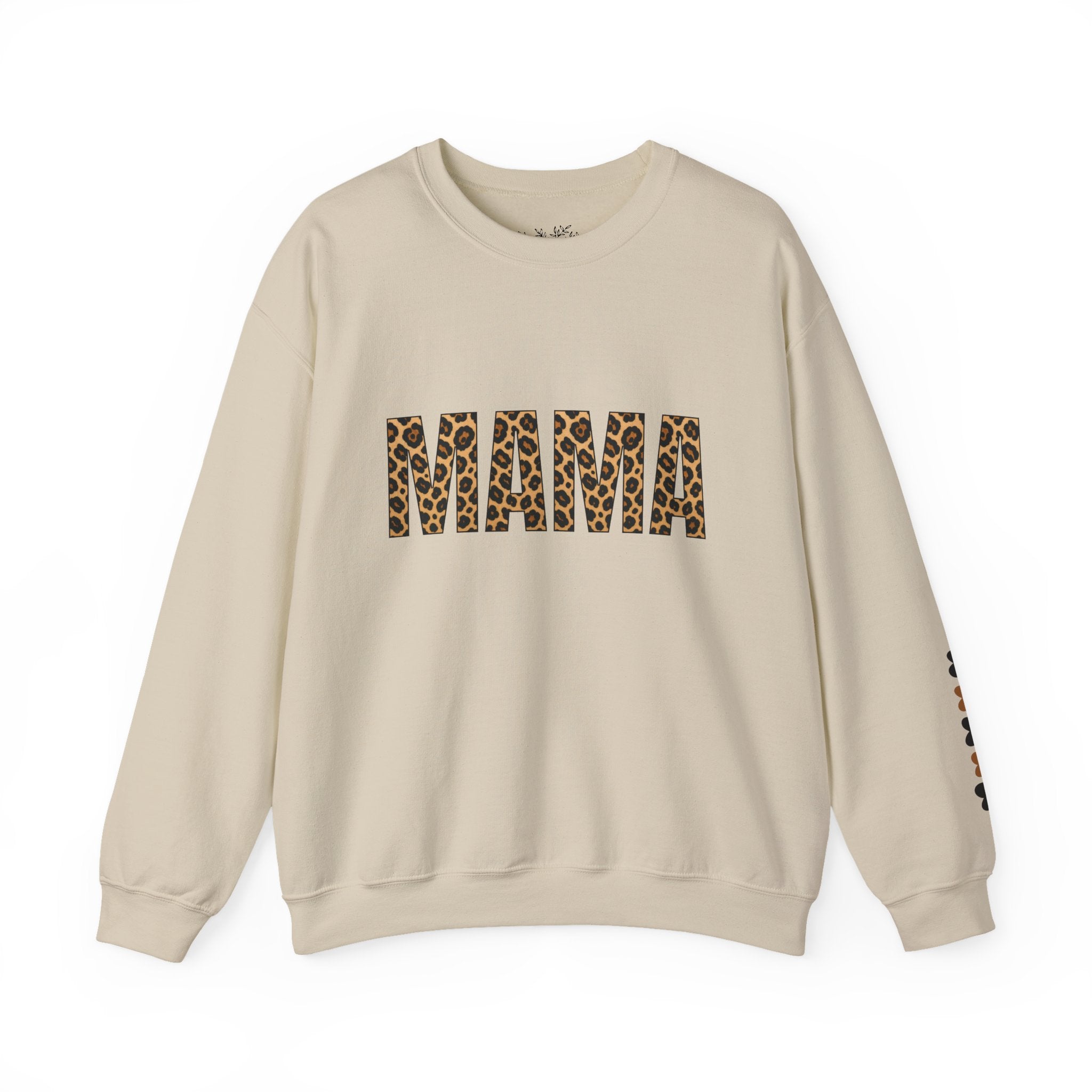 Mama Leopard Print Sweatshirt