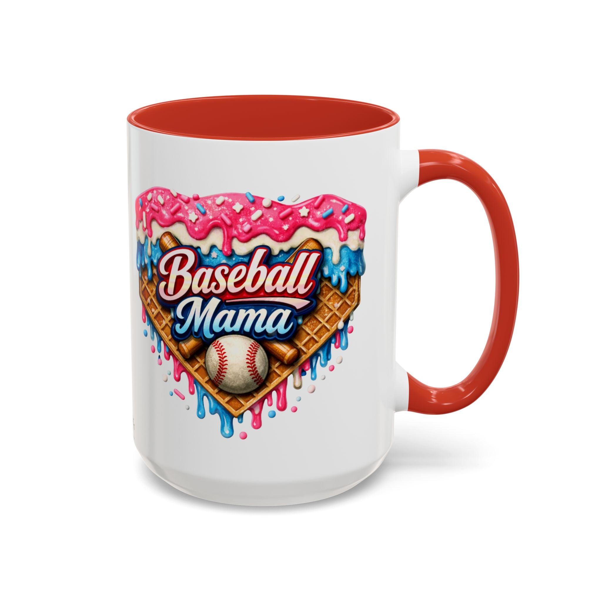 Baseball Mama Ice Cream Drip Mug