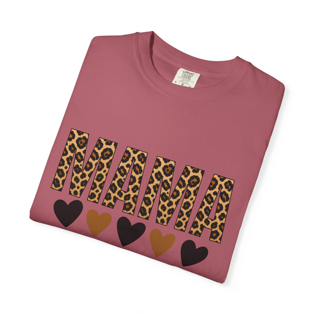 Mama Leopard Heart T-Shirt