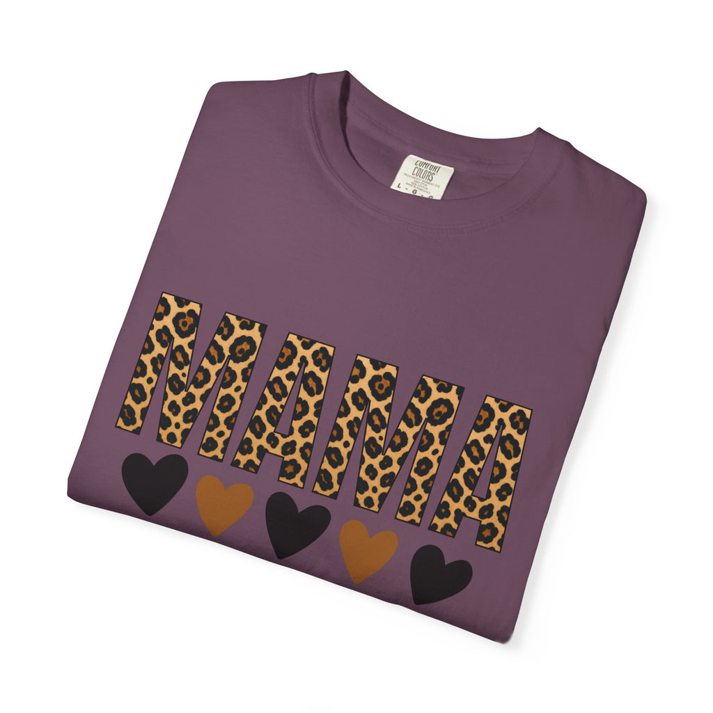 Mama Leopard Heart T-Shirt