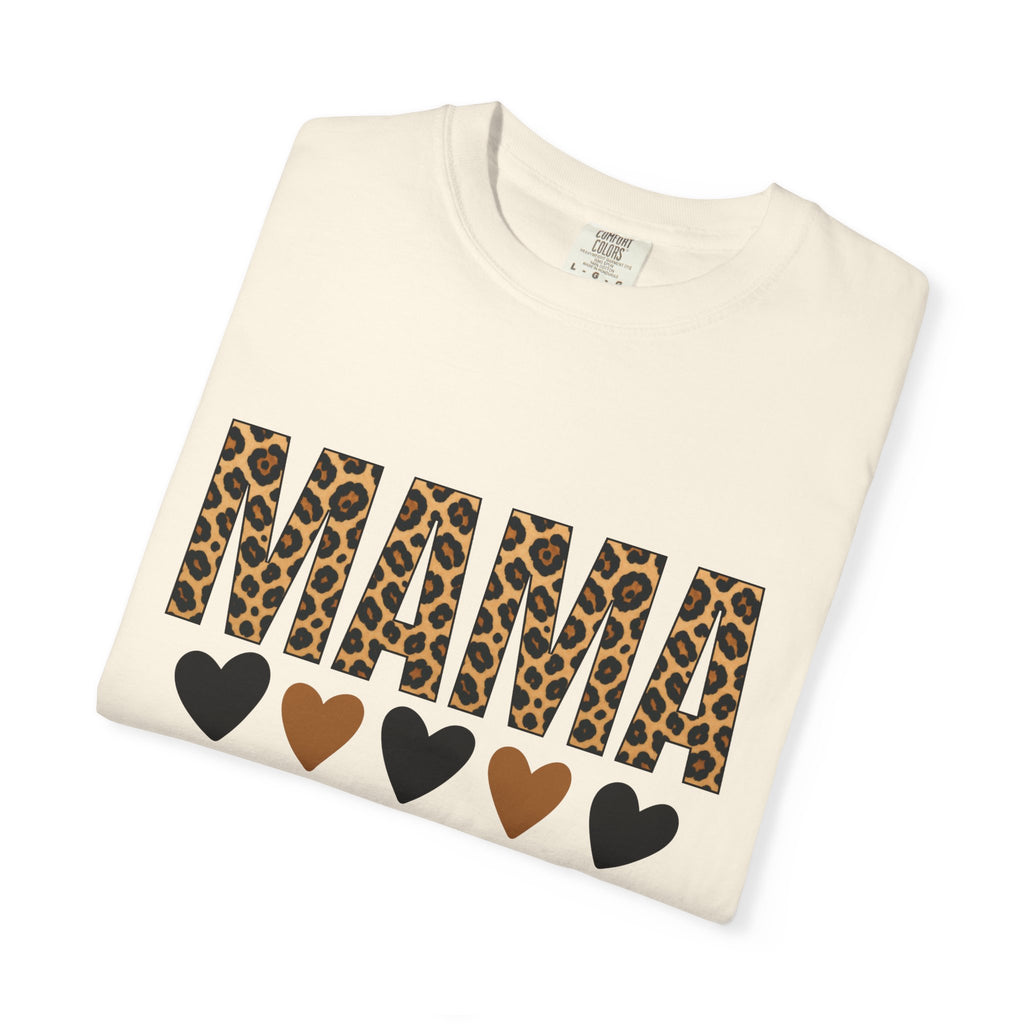 Mama Leopard Heart T-Shirt