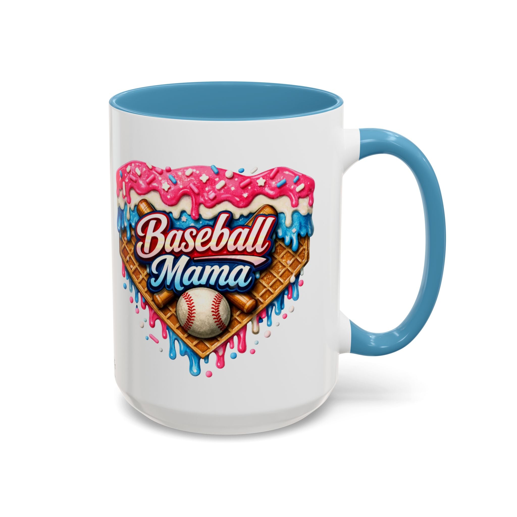Baseball Mama Ice Cream Drip Mug