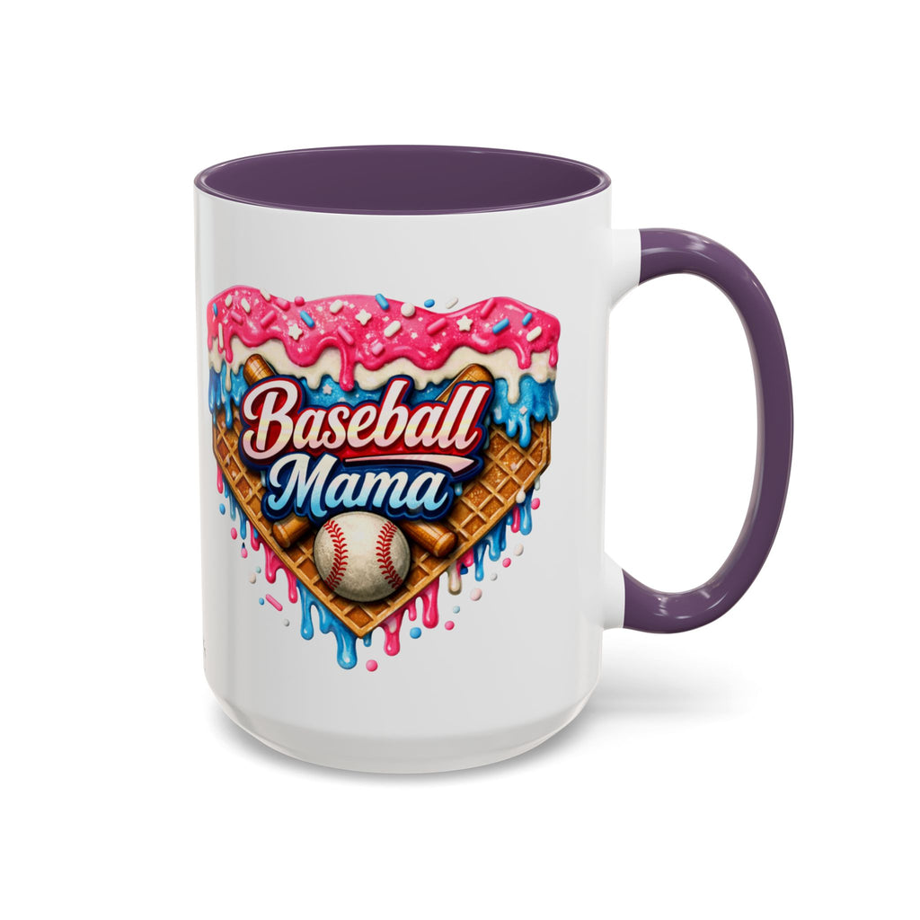 Baseball Mama Ice Cream Drip Mug