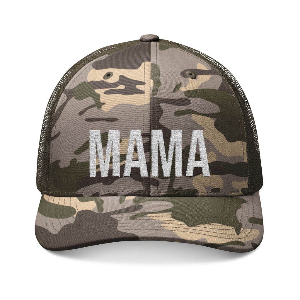 Camo Mama Hat — Embroidered