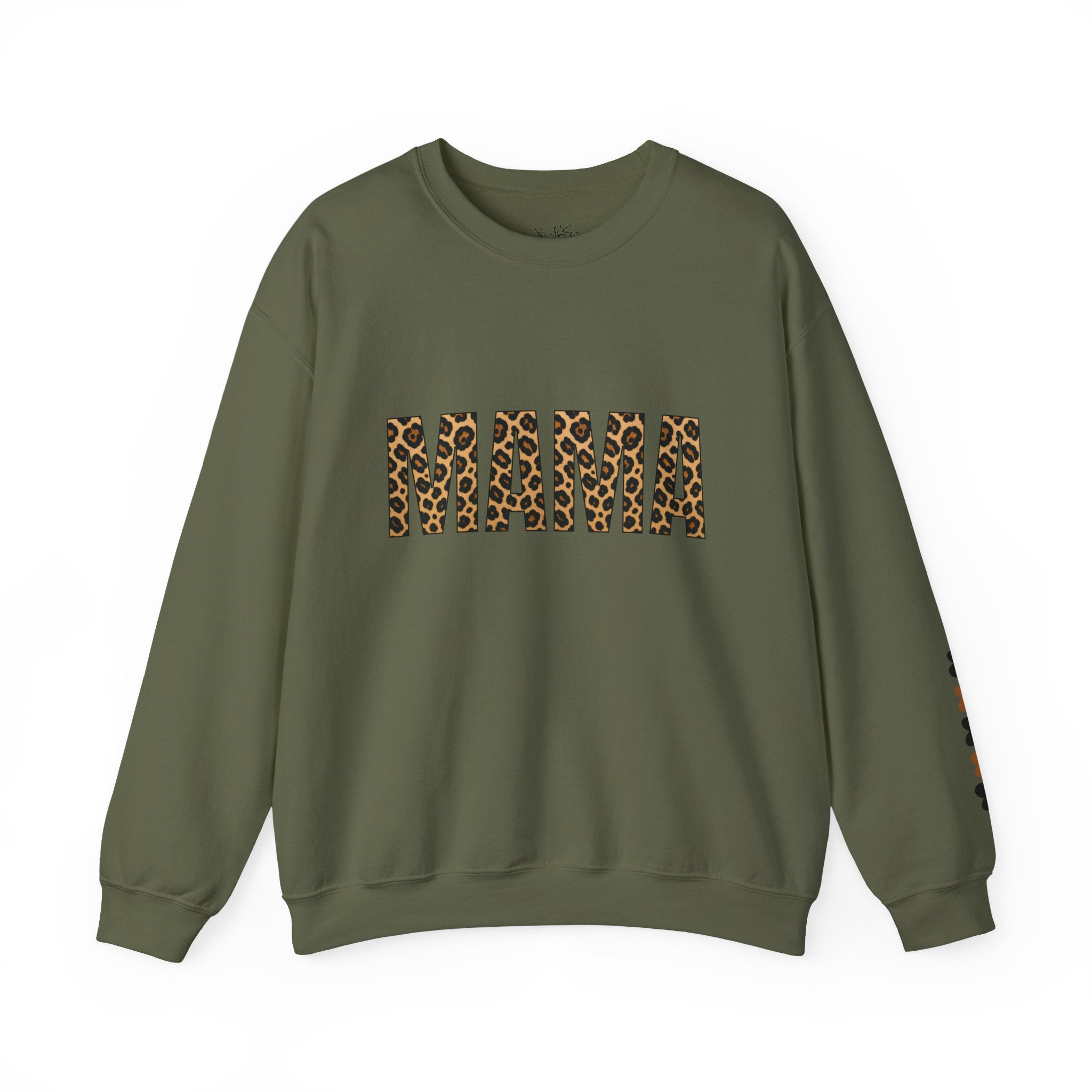 Mama Leopard Print Sweatshirt
