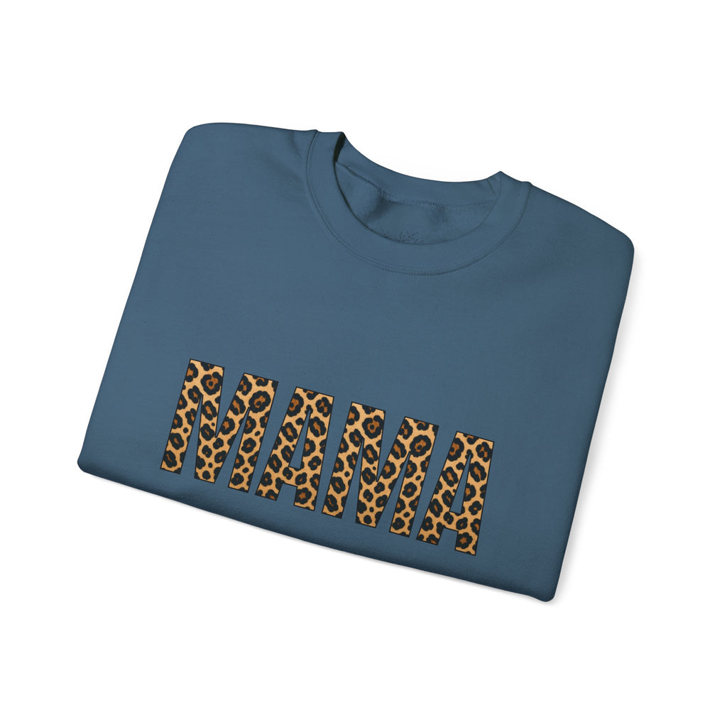 Mama Leopard Print Sweatshirt