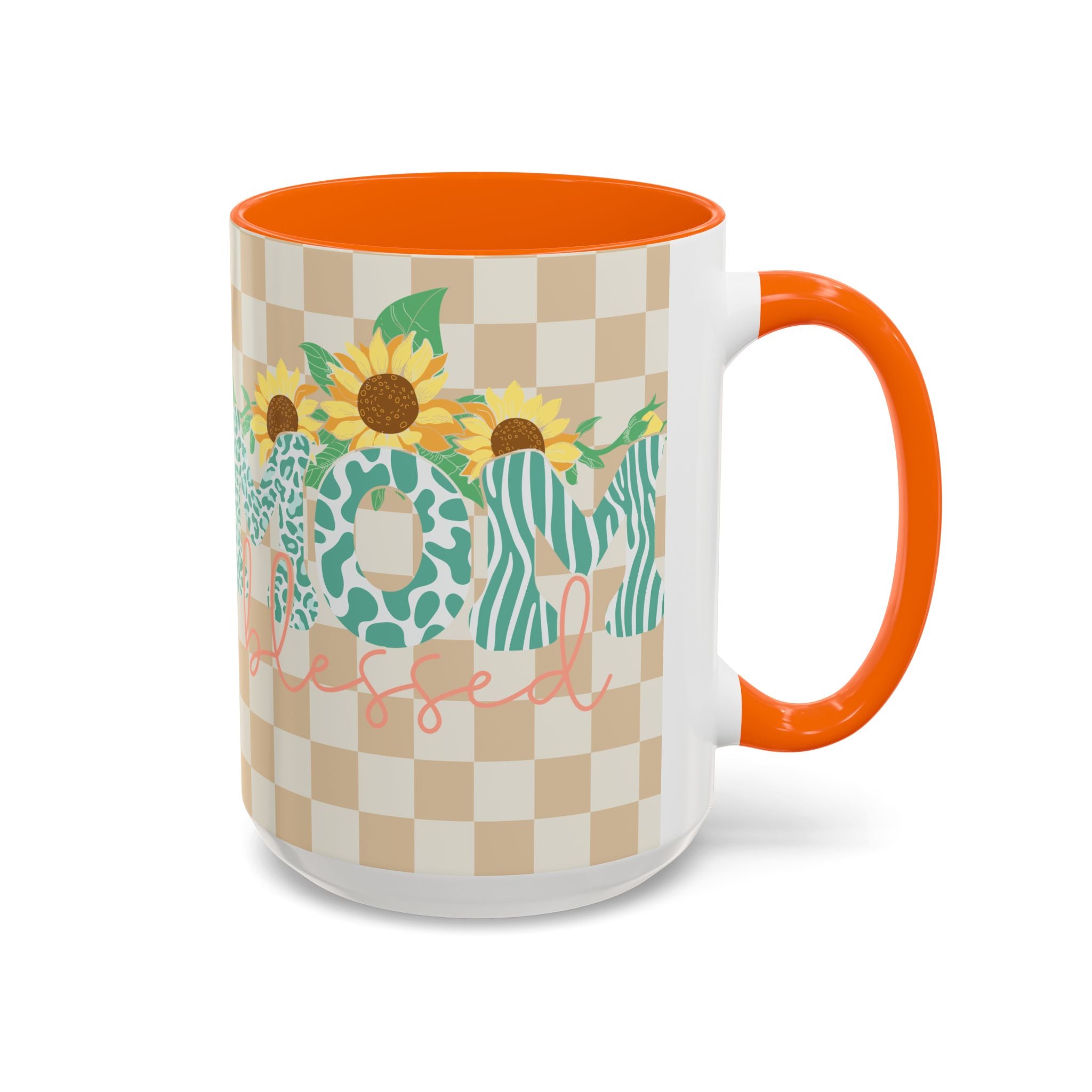 Sunflower Leopard Mom Coffee Mug