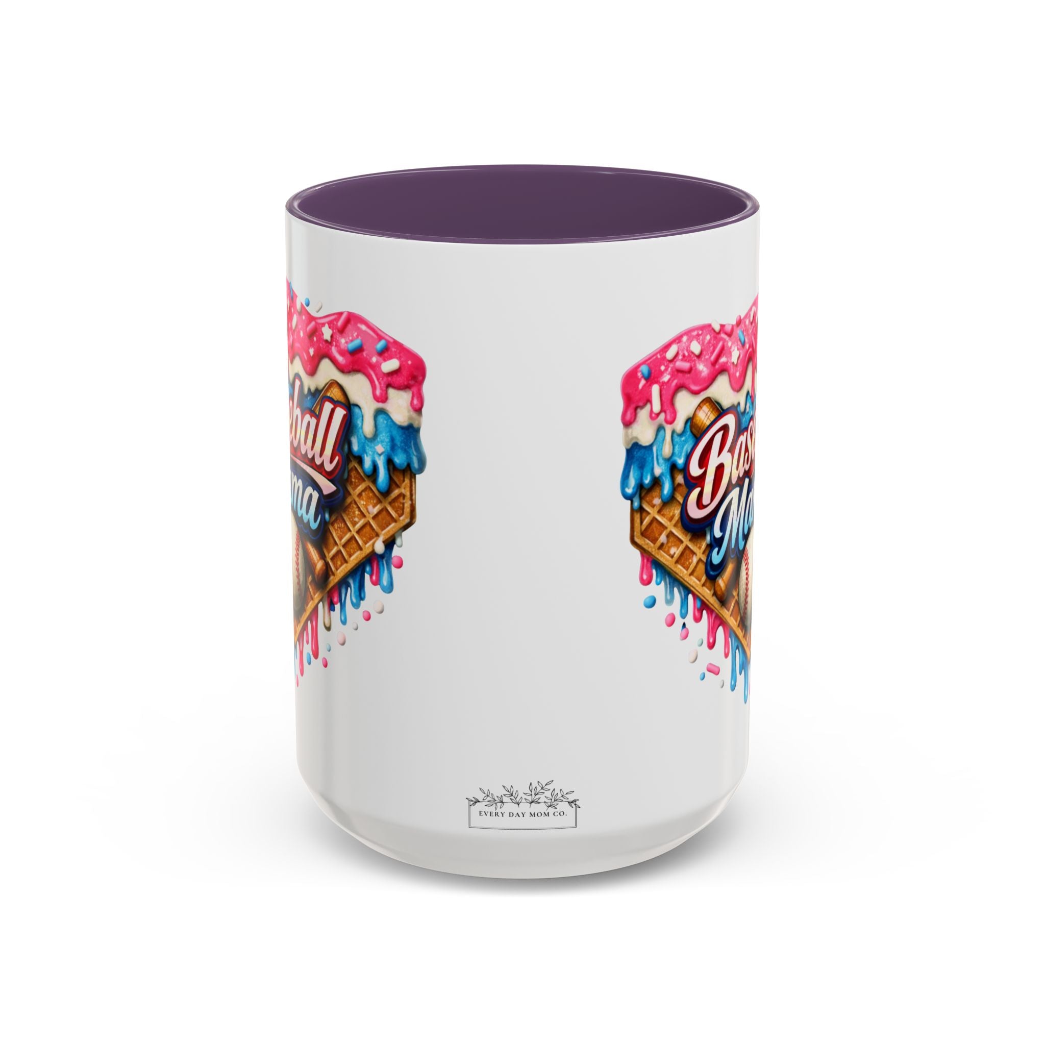 Baseball Mama Ice Cream Drip Mug