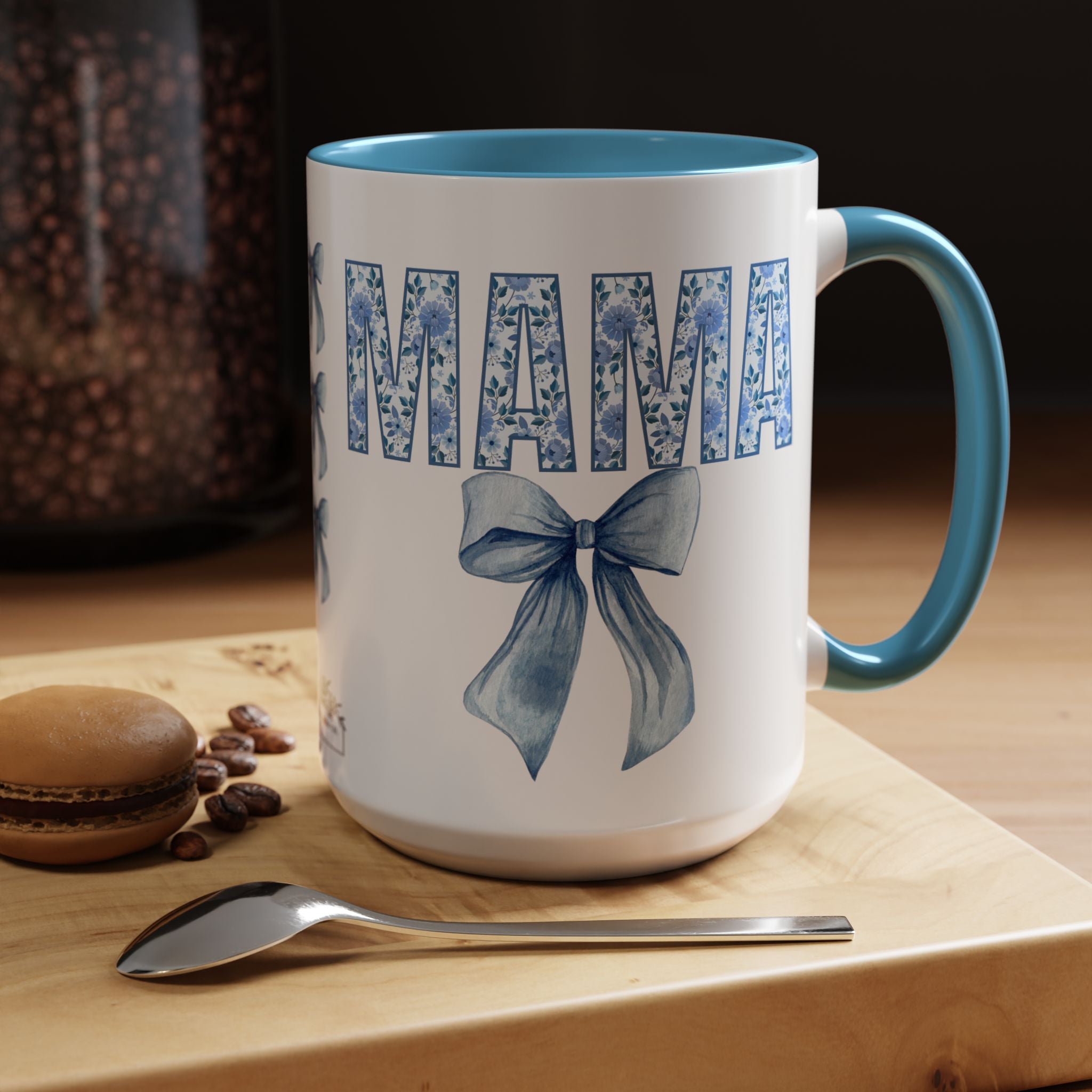 Mama Floral Bow Mug