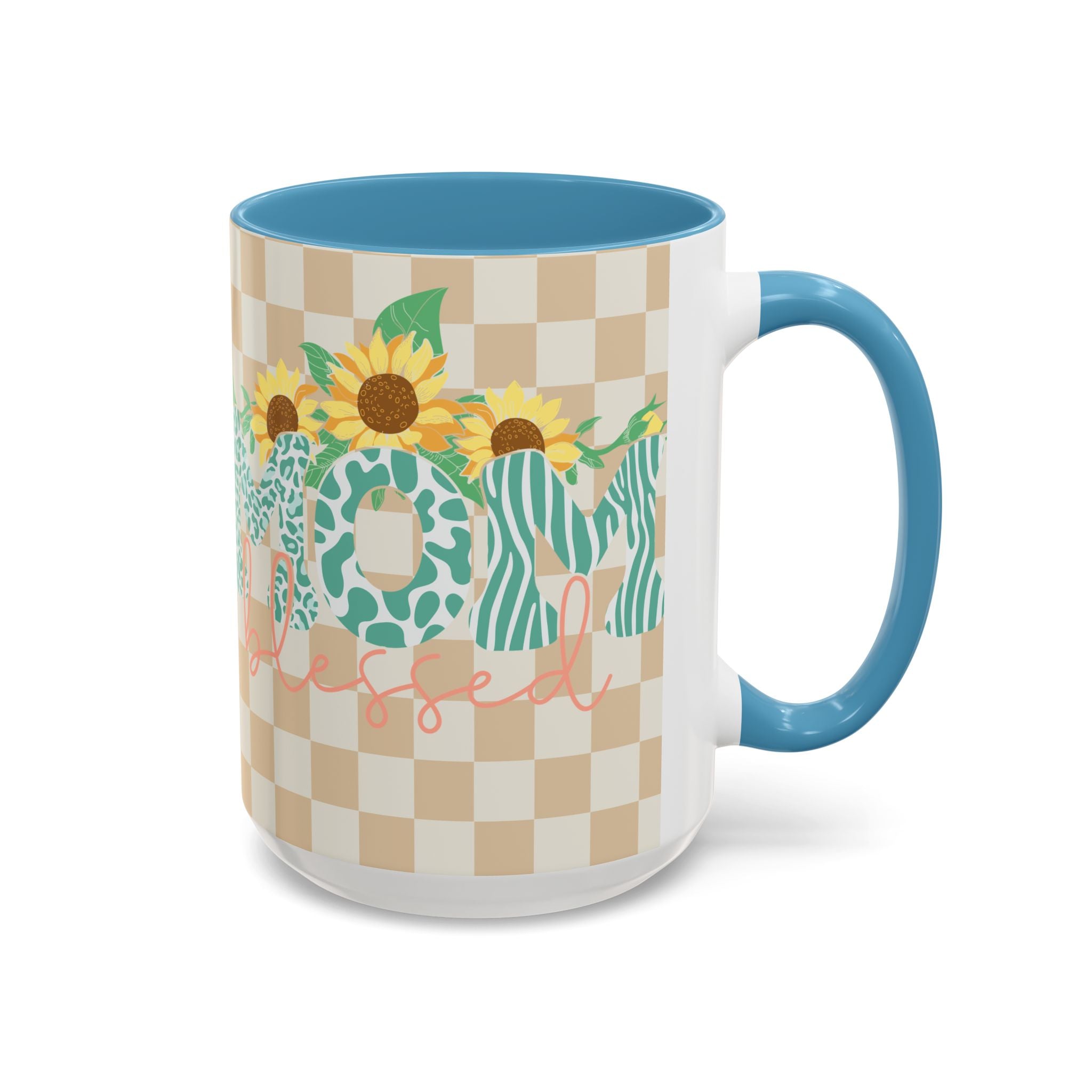 Sunflower Leopard Mom Coffee Mug
