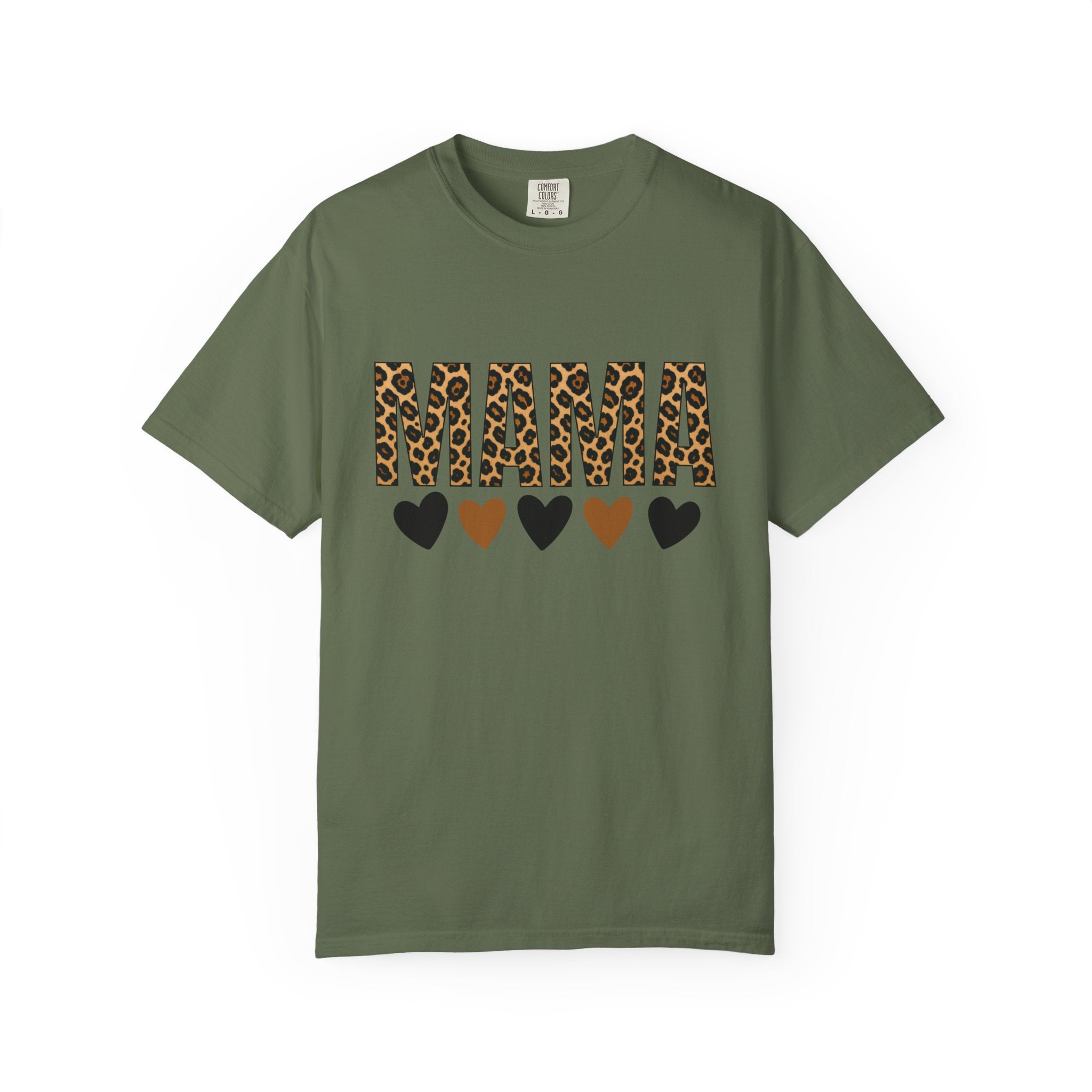 Mama Leopard Heart T-Shirt