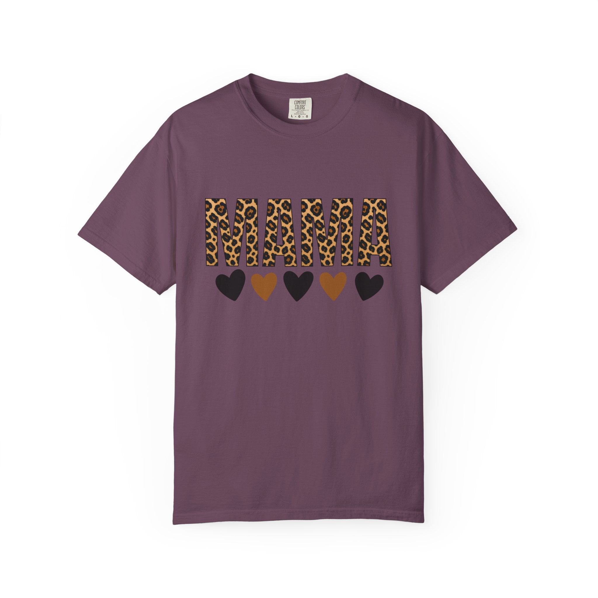Mama Leopard Heart T-Shirt