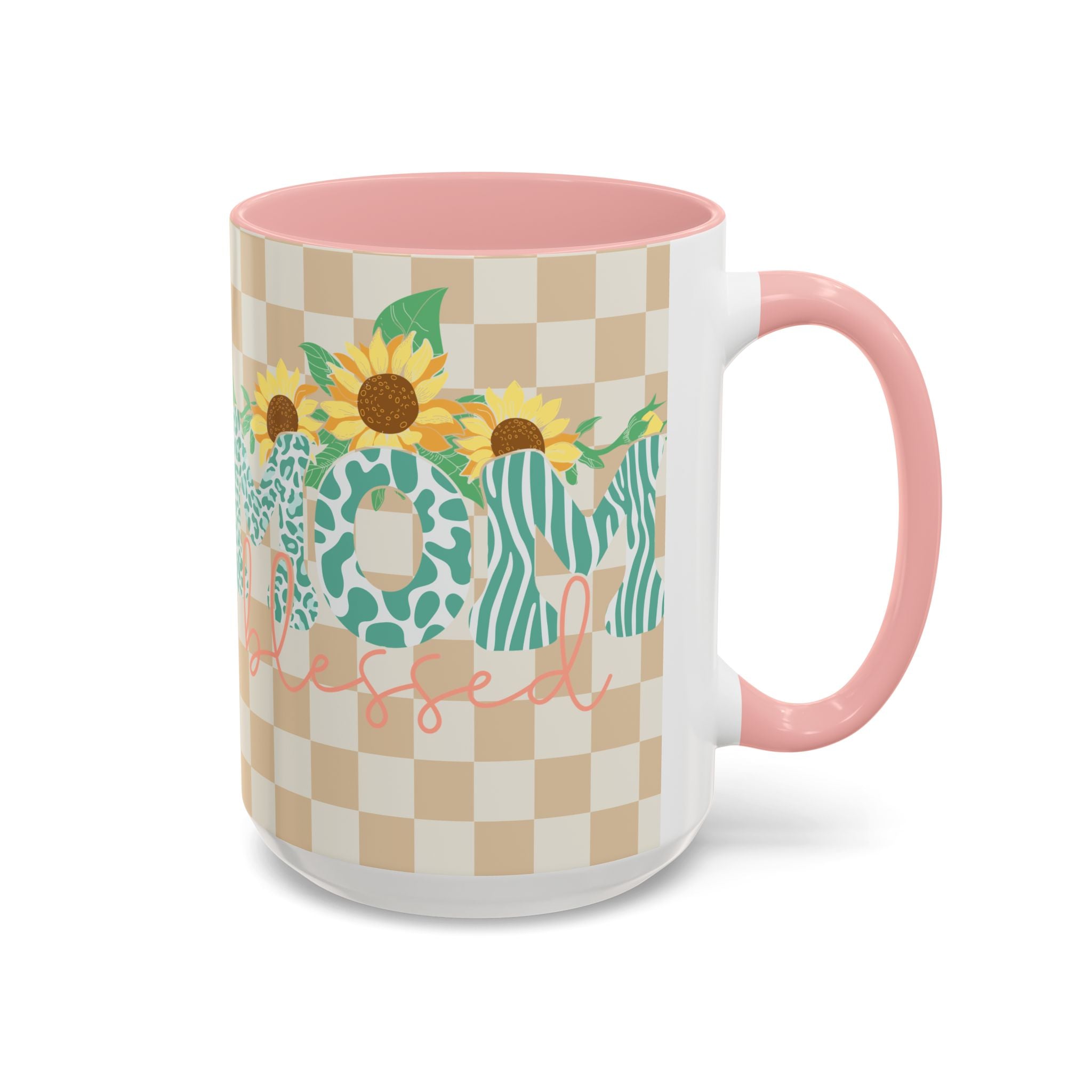 Sunflower Leopard Mom Coffee Mug