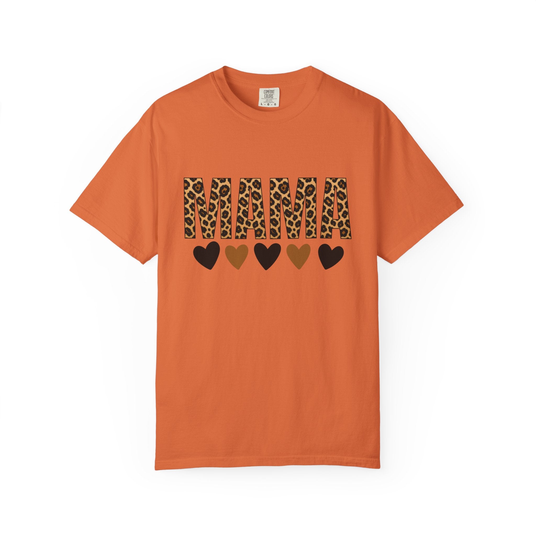 Mama Leopard Heart T-Shirt