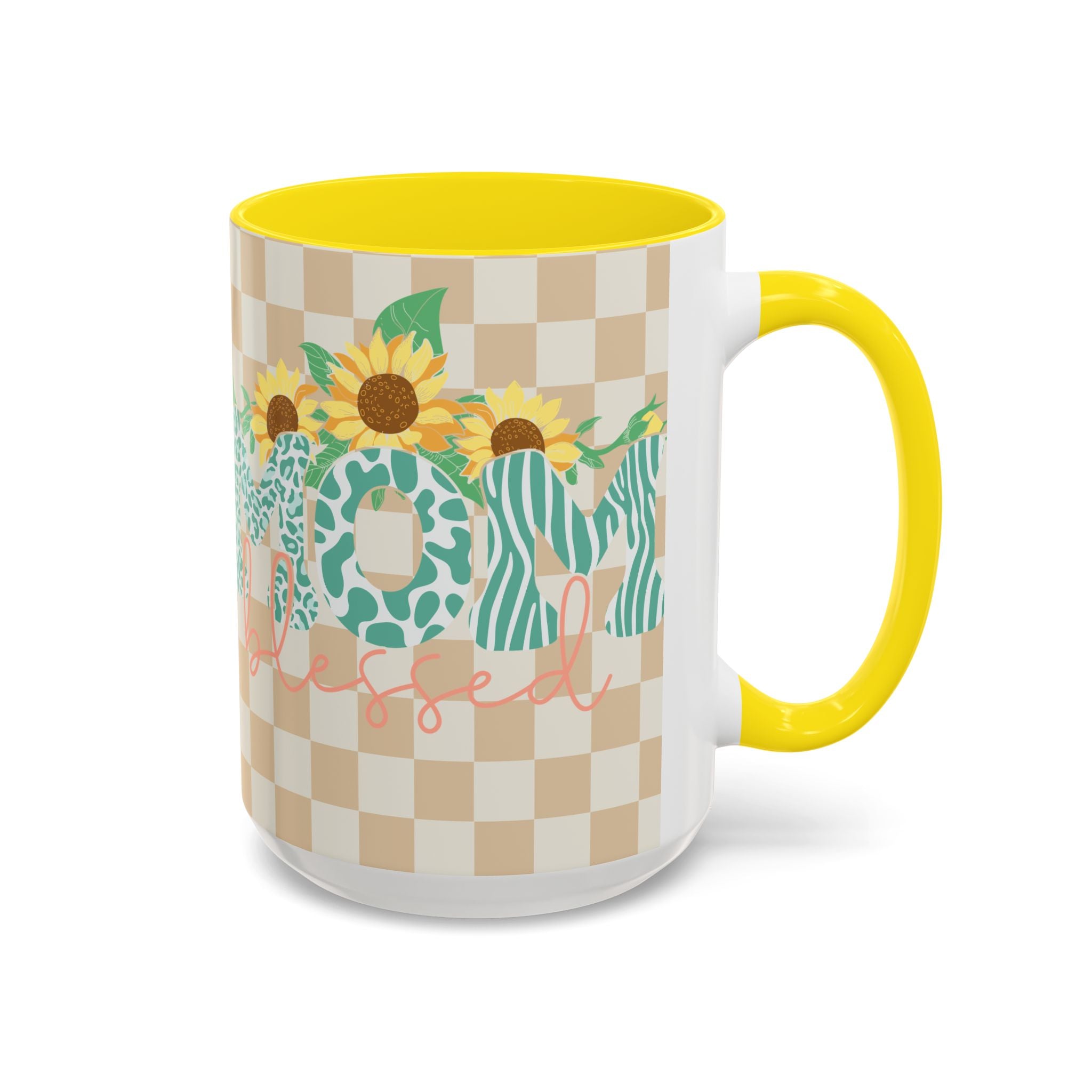 Sunflower Leopard Mom Coffee Mug