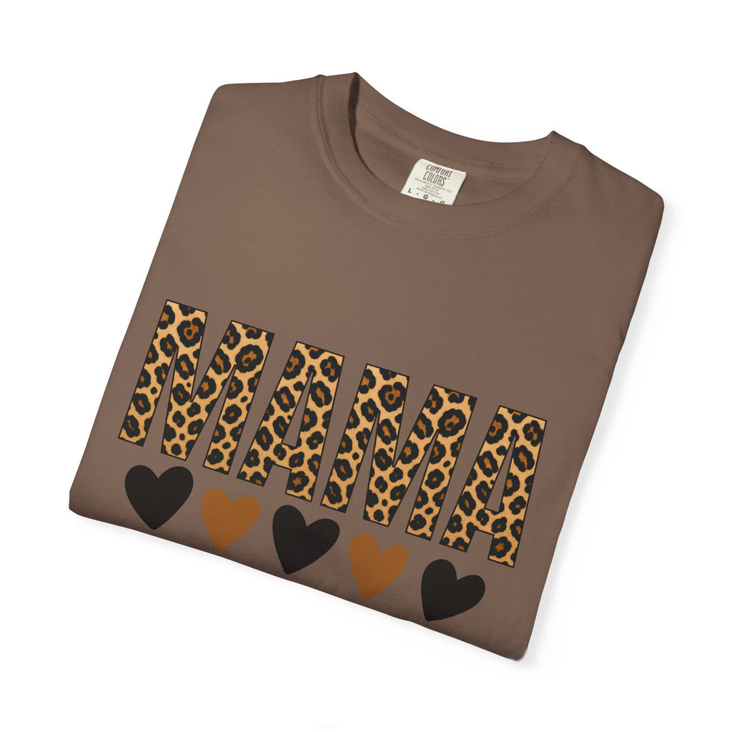 Mama Leopard Heart T-Shirt