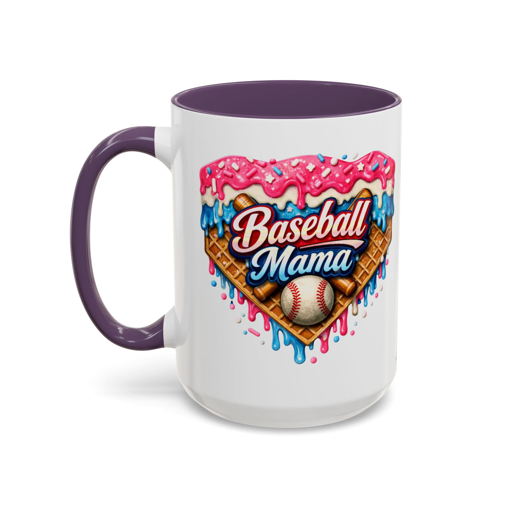 Baseball Mama Ice Cream Drip Mug