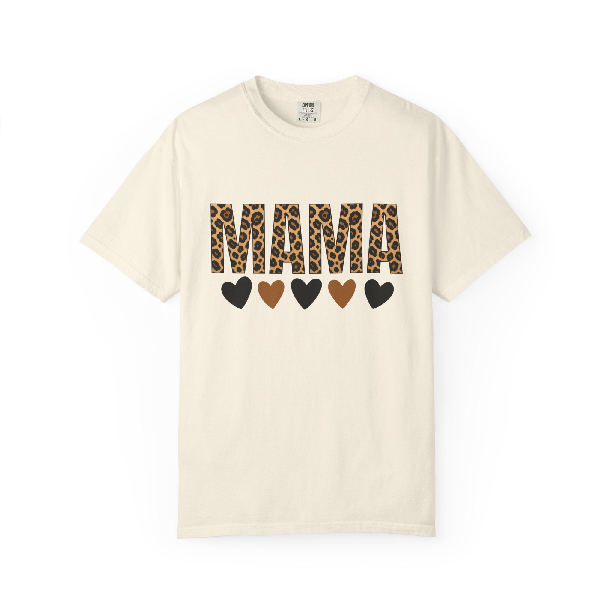 Mama Leopard Heart T-Shirt