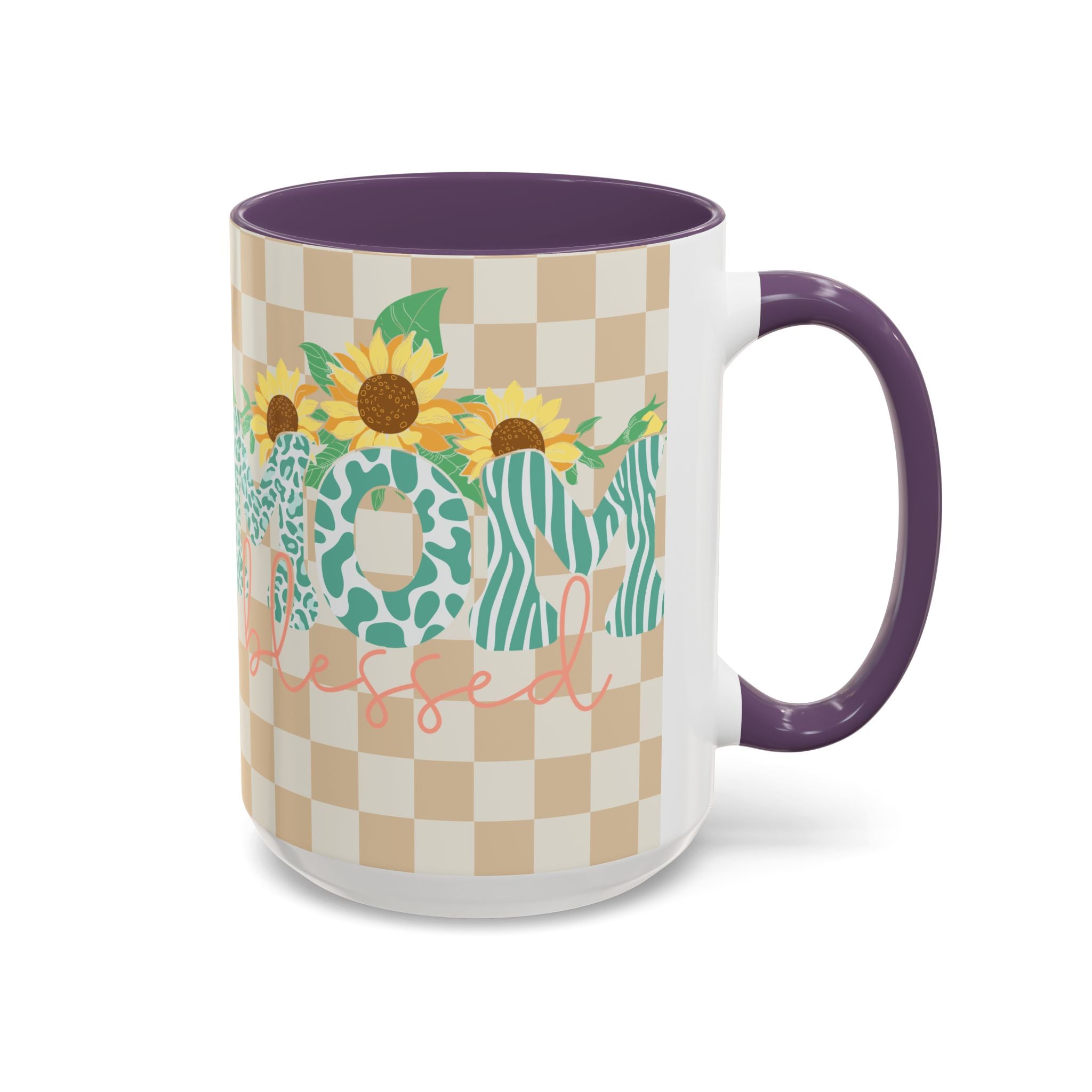 Sunflower Leopard Mom Coffee Mug