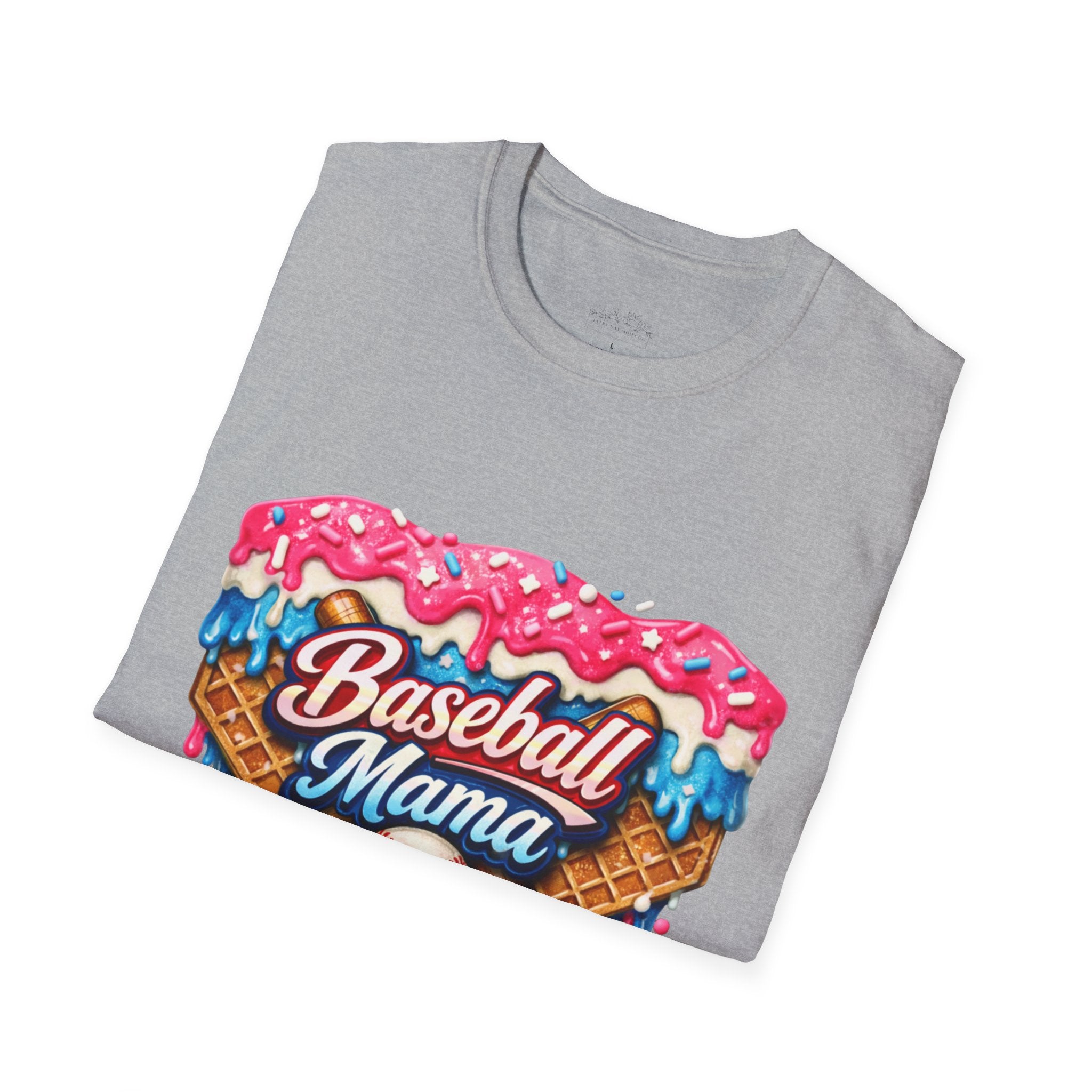 Baseball Mama Ice Cream Drip
