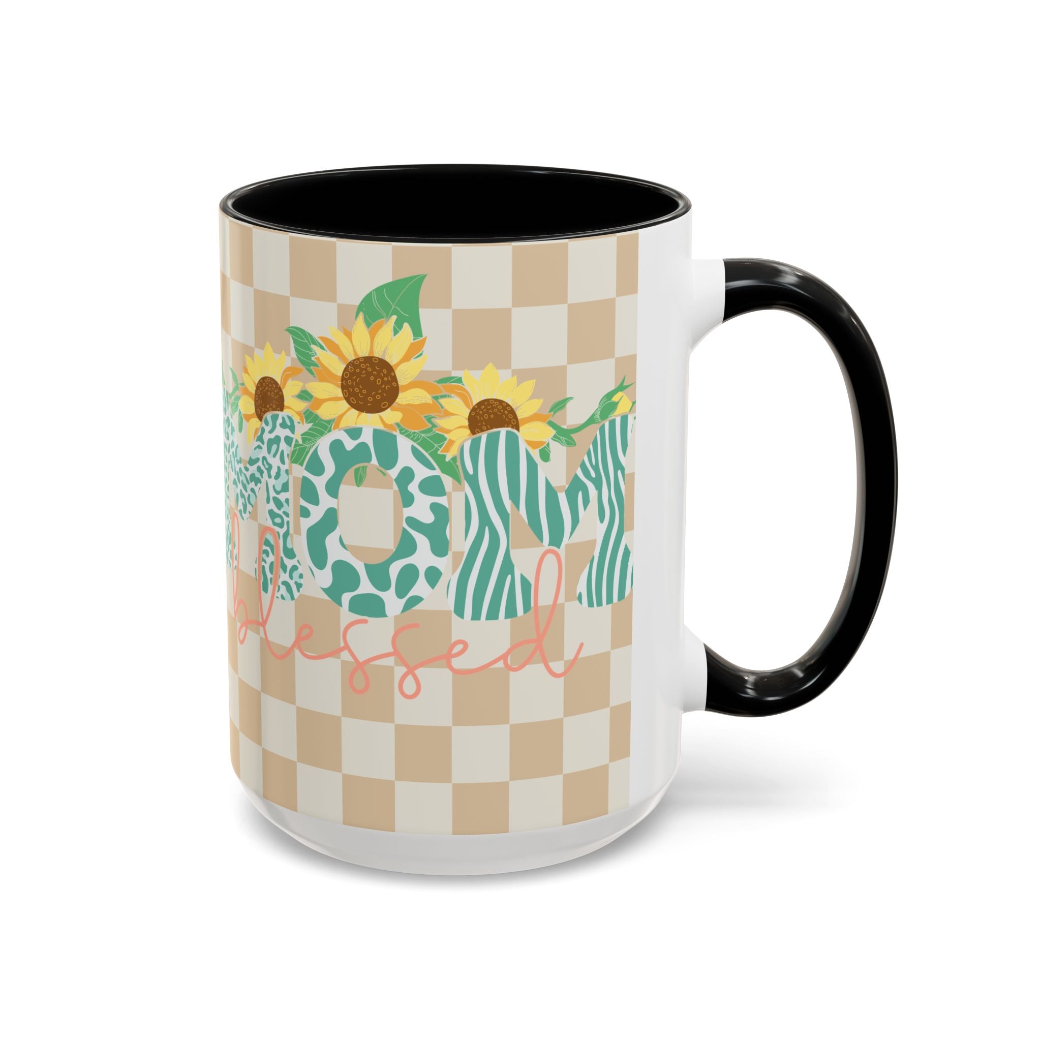 Sunflower Leopard Mom Coffee Mug