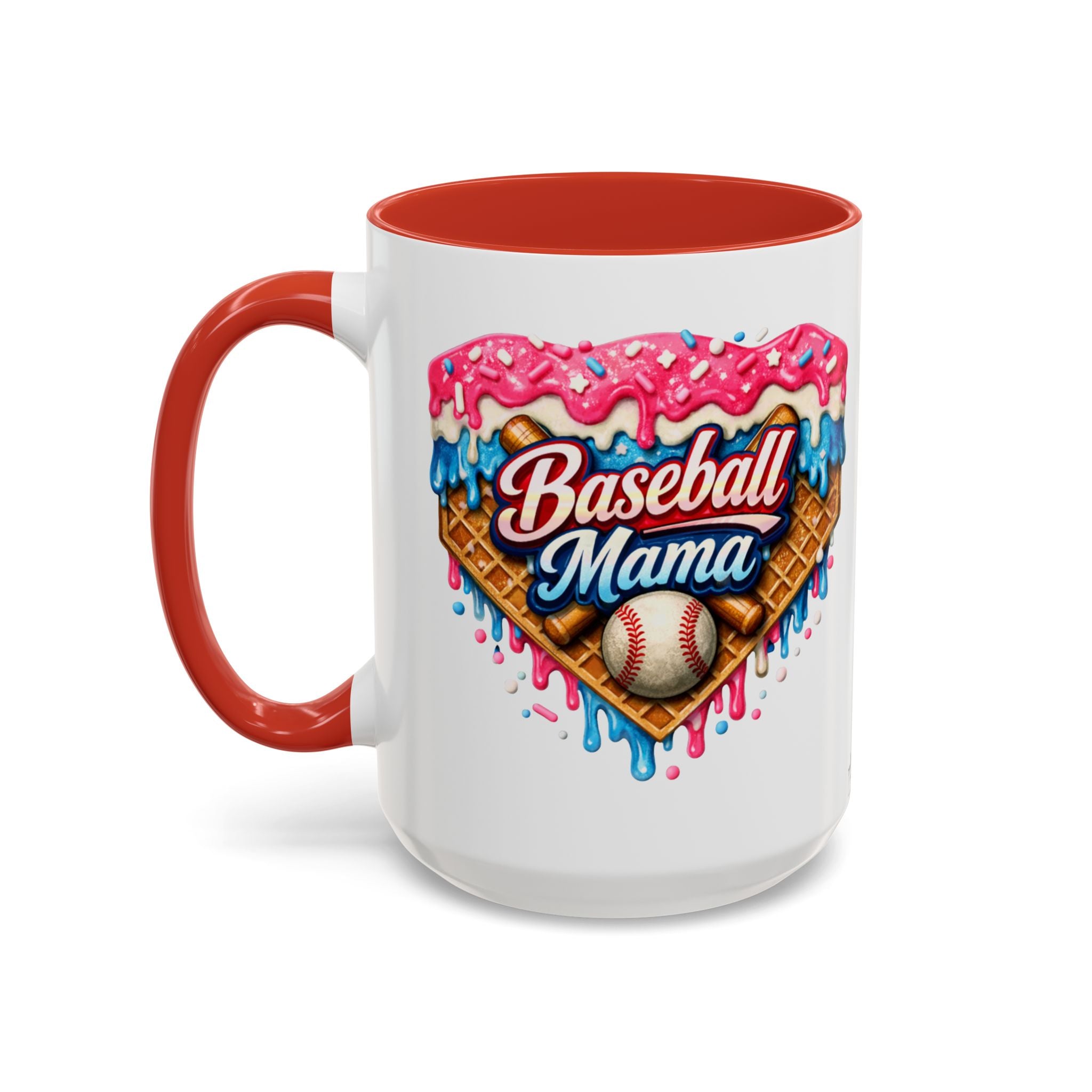 Baseball Mama Ice Cream Drip Mug