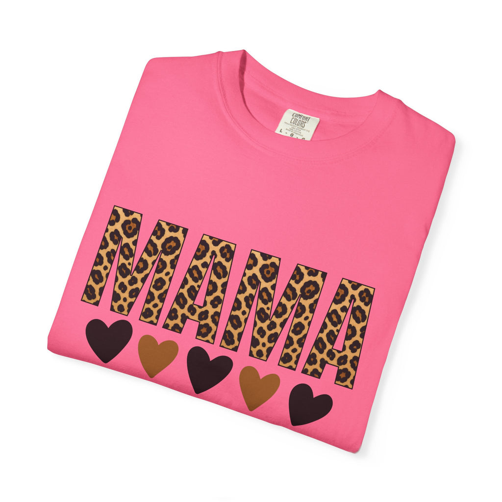 Mama Leopard Heart T-Shirt