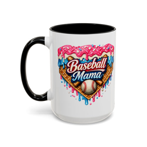 Baseball Mama Ice Cream Drip Mug