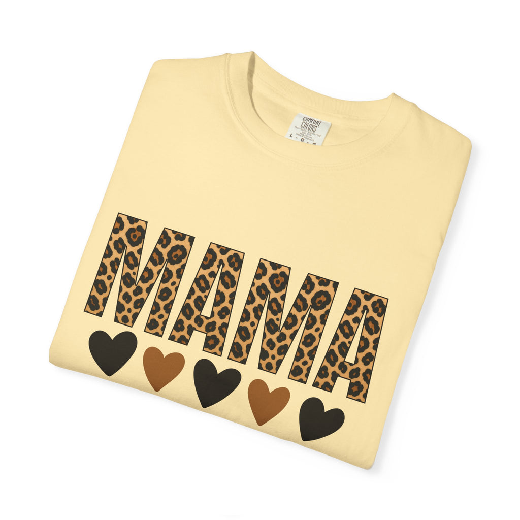 Mama Leopard Heart T-Shirt
