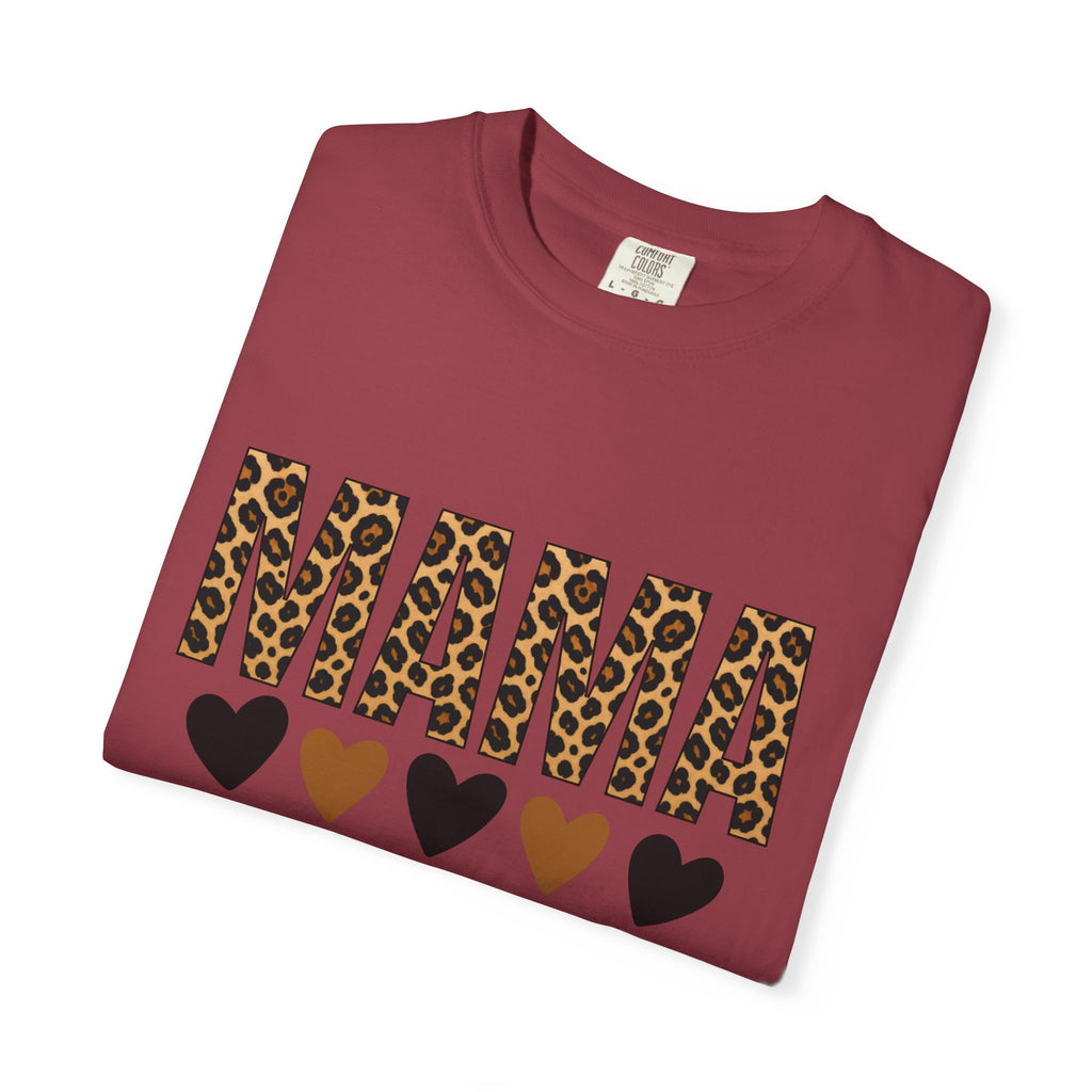 Mama Leopard Heart T-Shirt