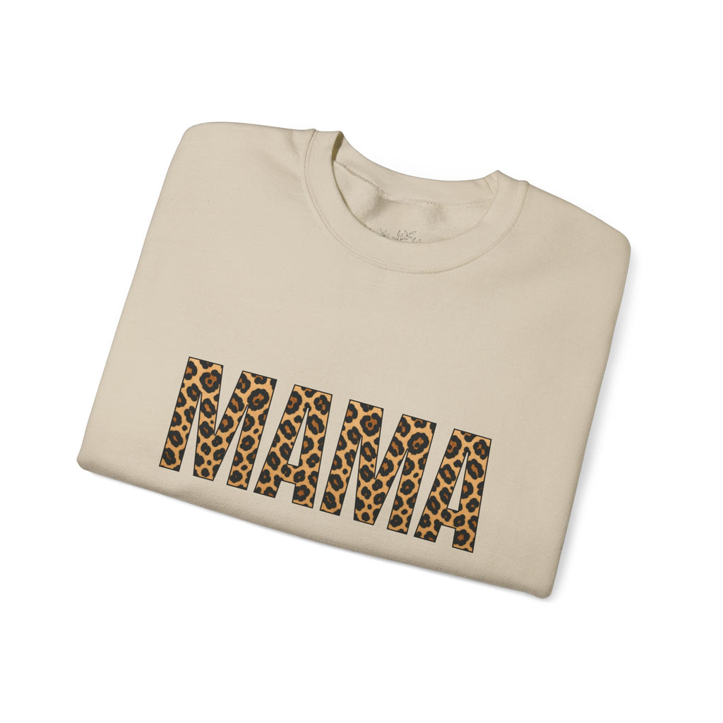 Mama Leopard Print Sweatshirt