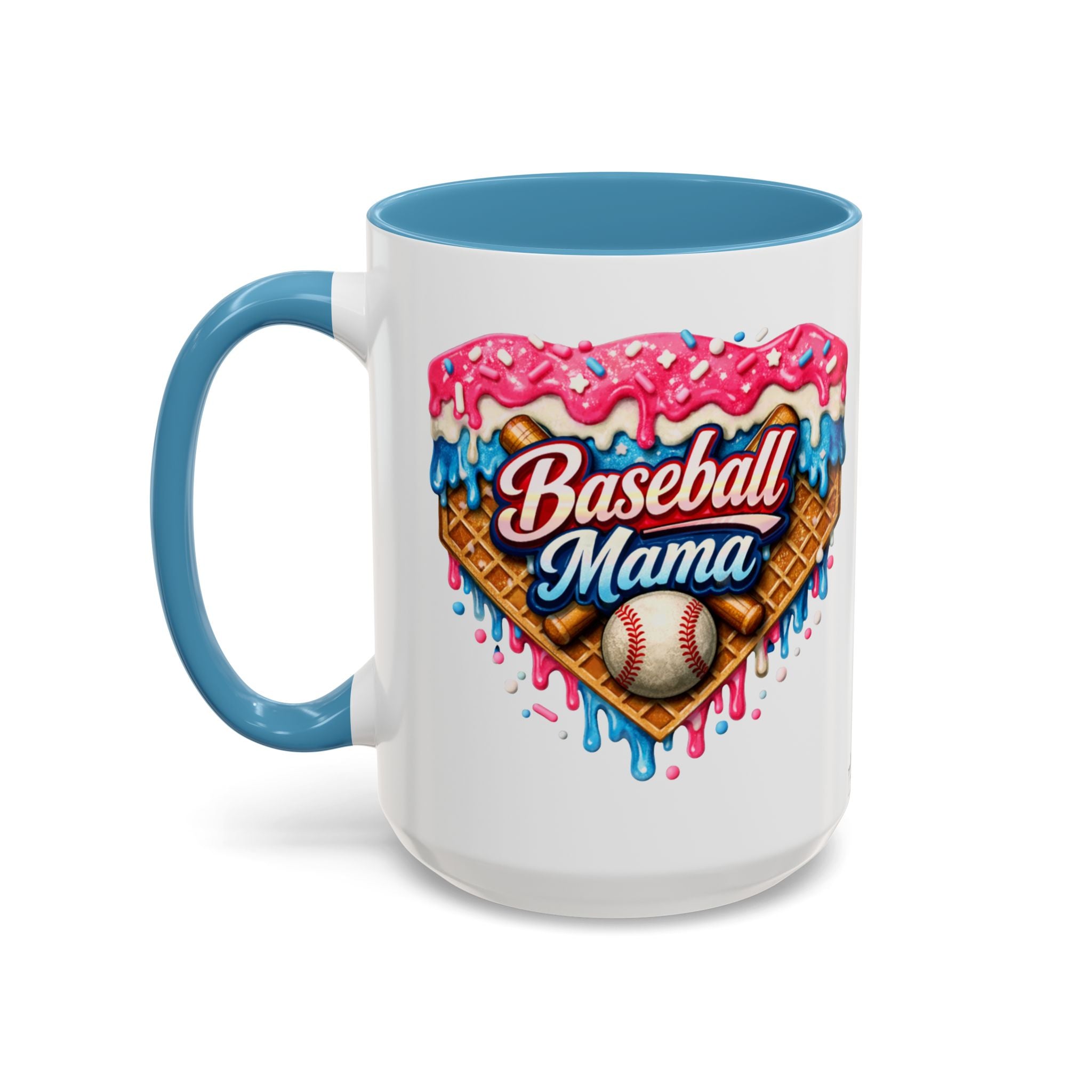 Baseball Mama Ice Cream Drip Mug
