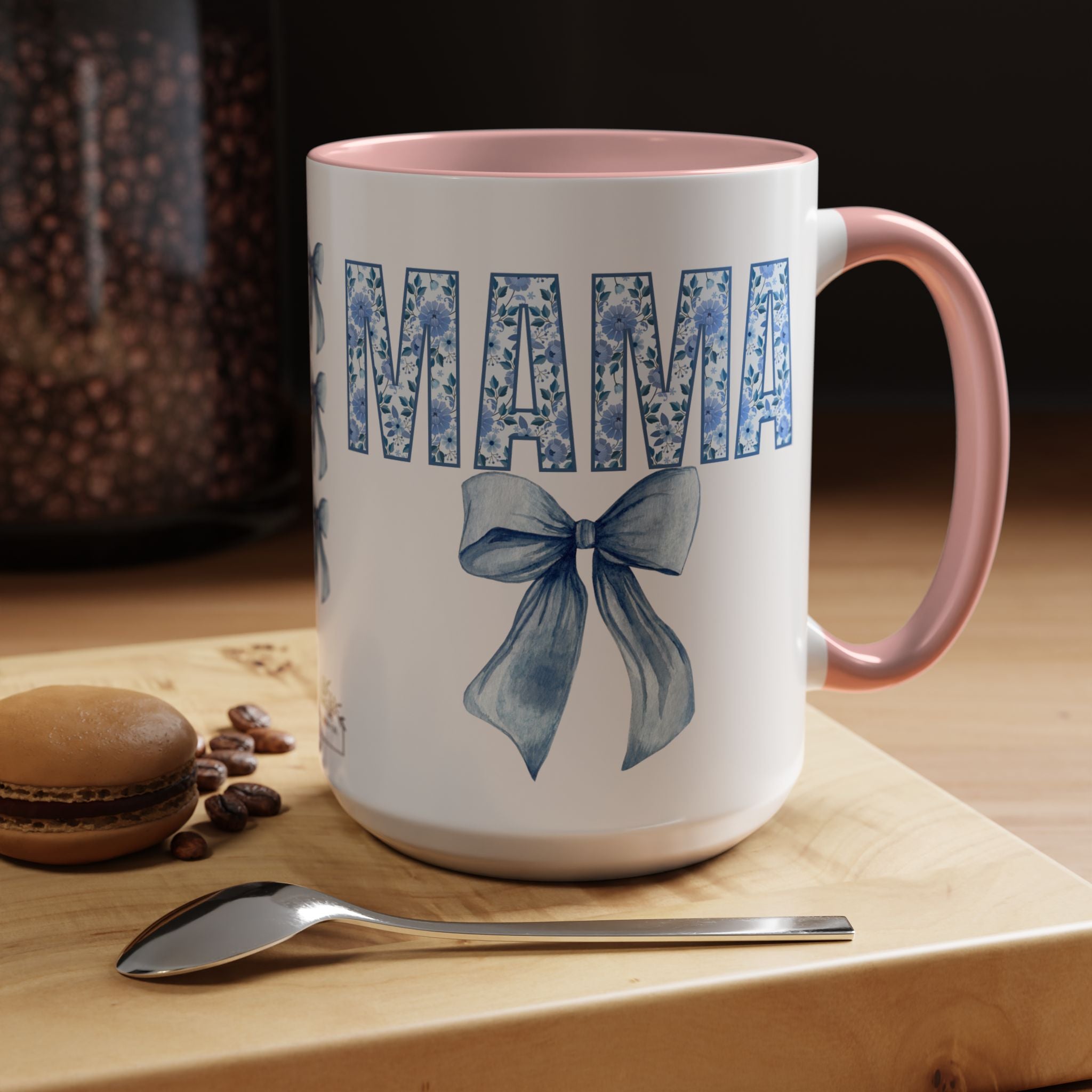 Mama Floral Bow Mug