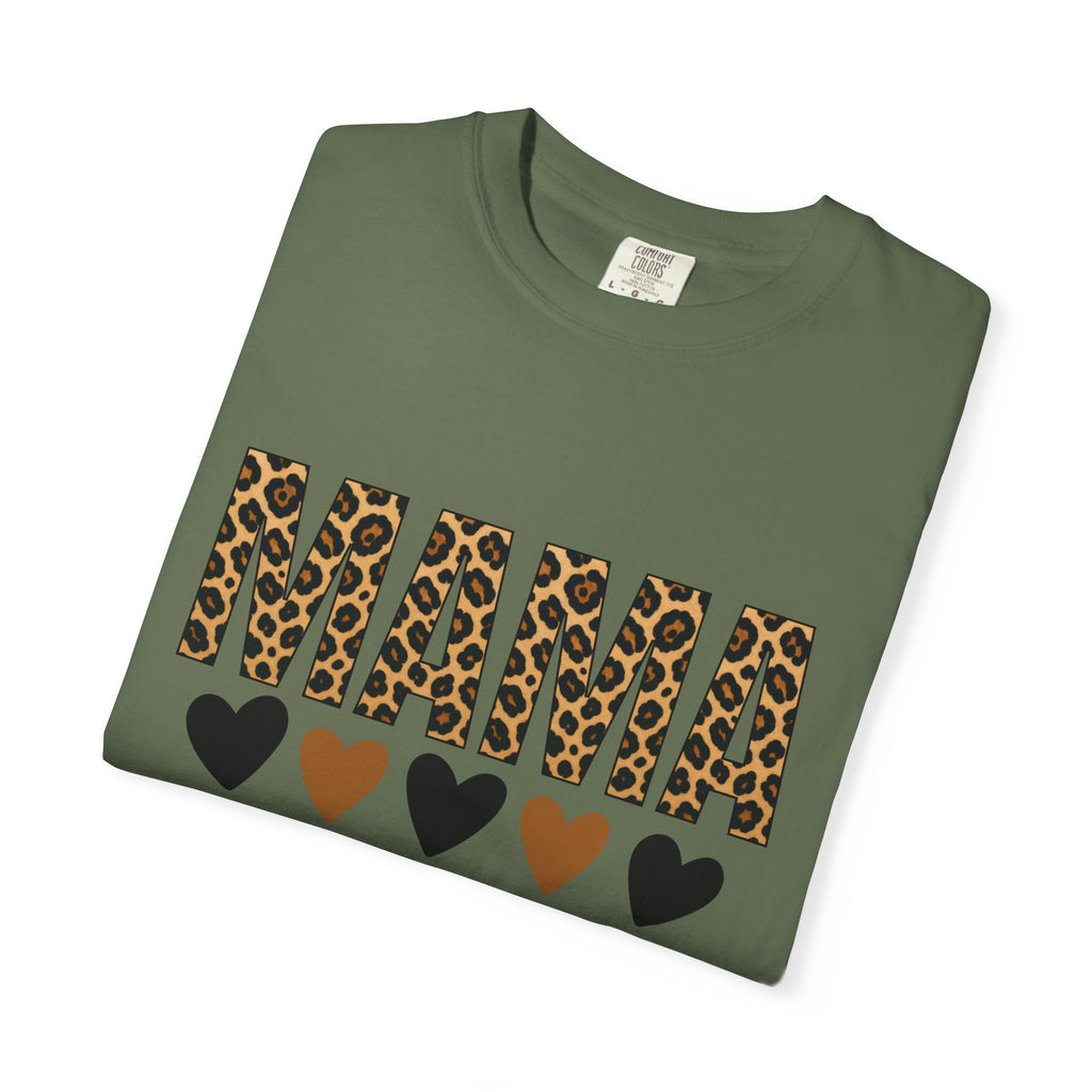 Mama Leopard Heart T-Shirt