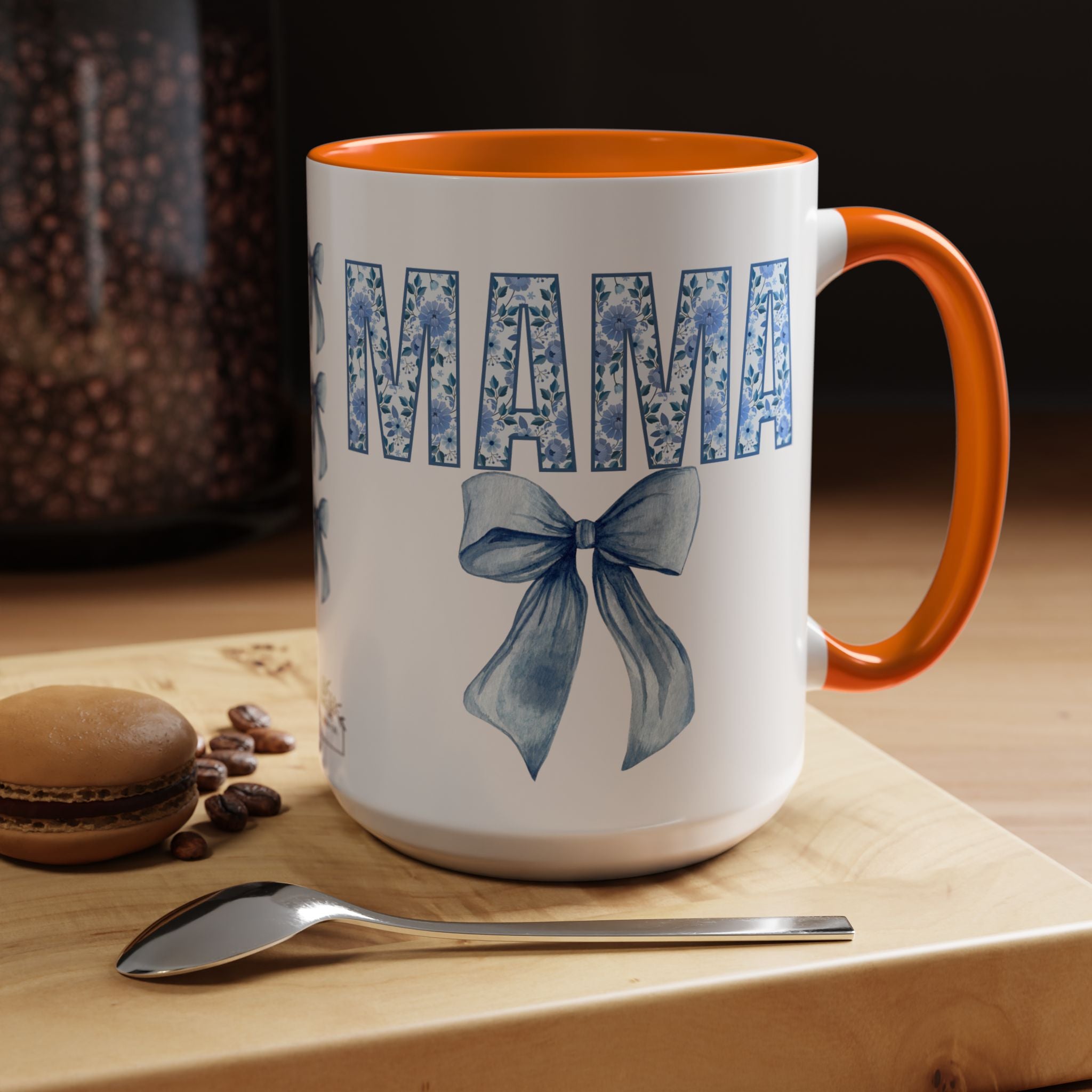 Mama Floral Bow Mug