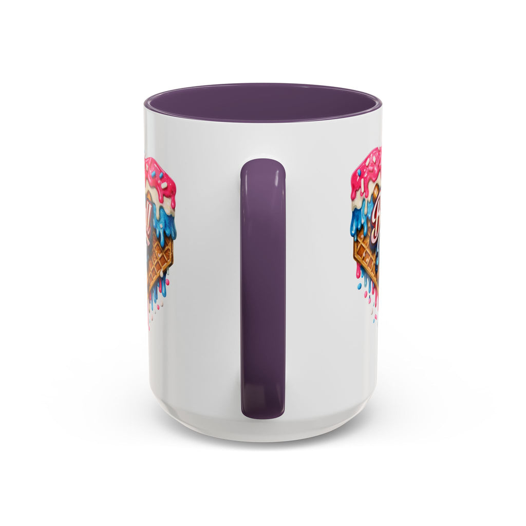 Baseball Mama Ice Cream Drip Mug