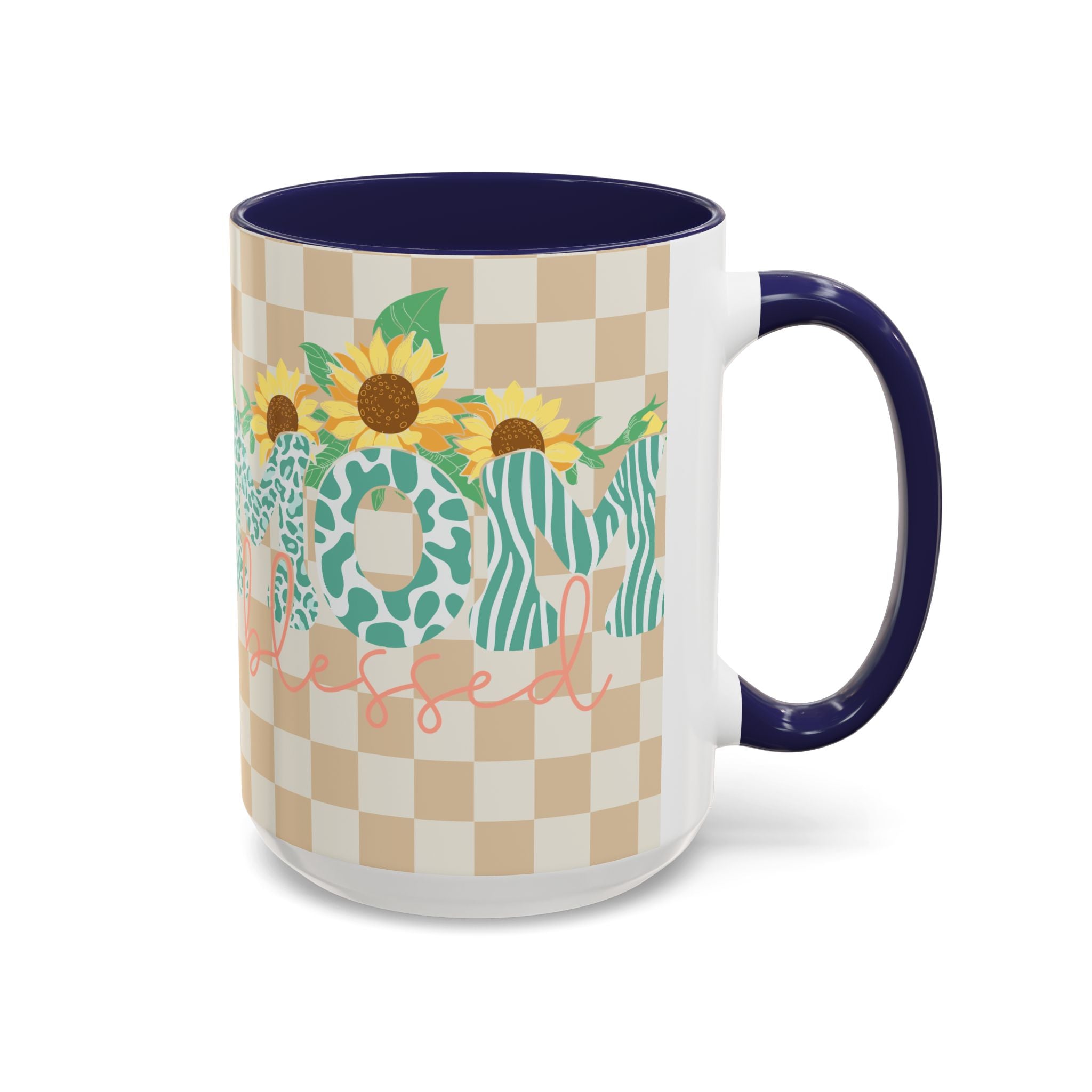 Sunflower Leopard Mom Coffee Mug