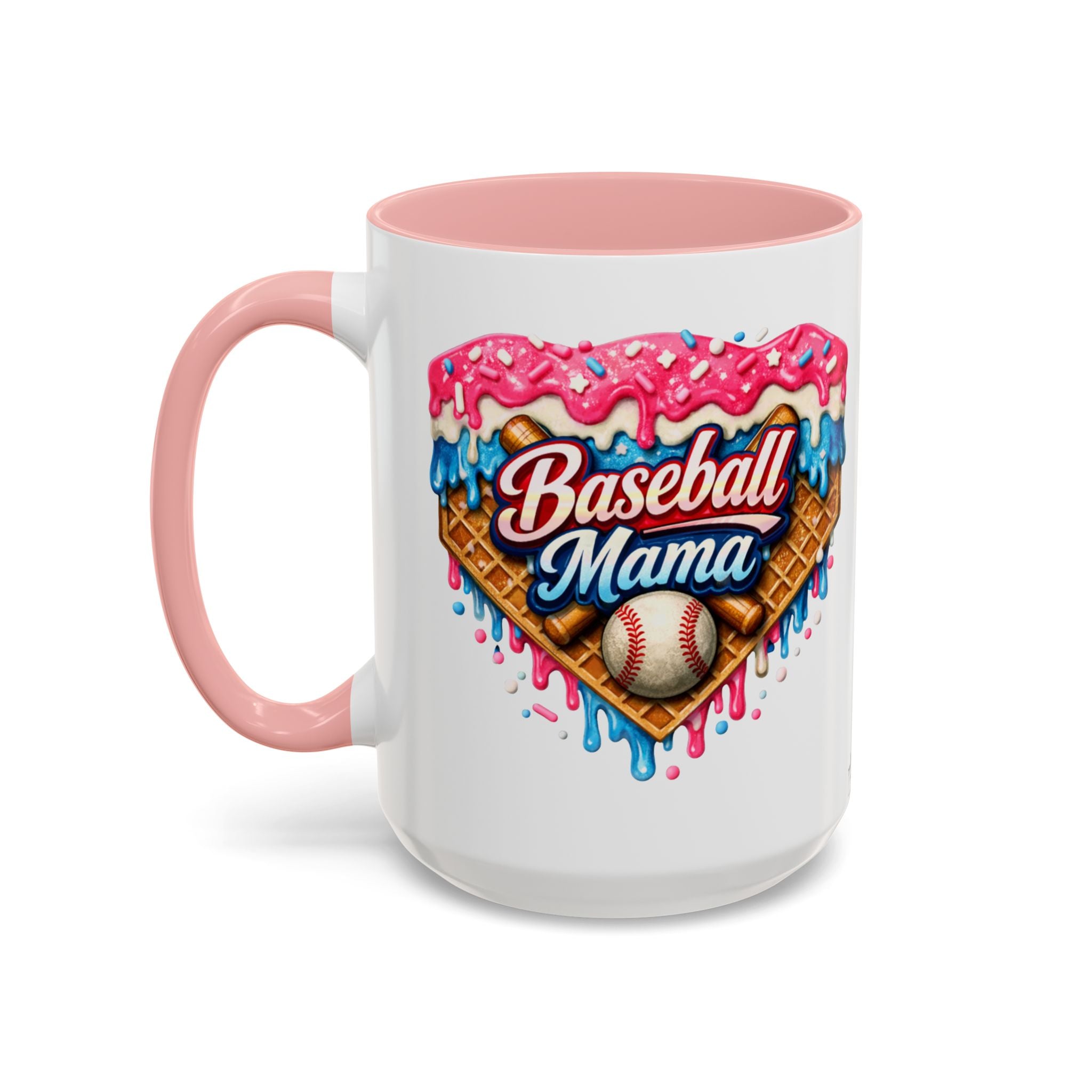Baseball Mama Ice Cream Drip Mug