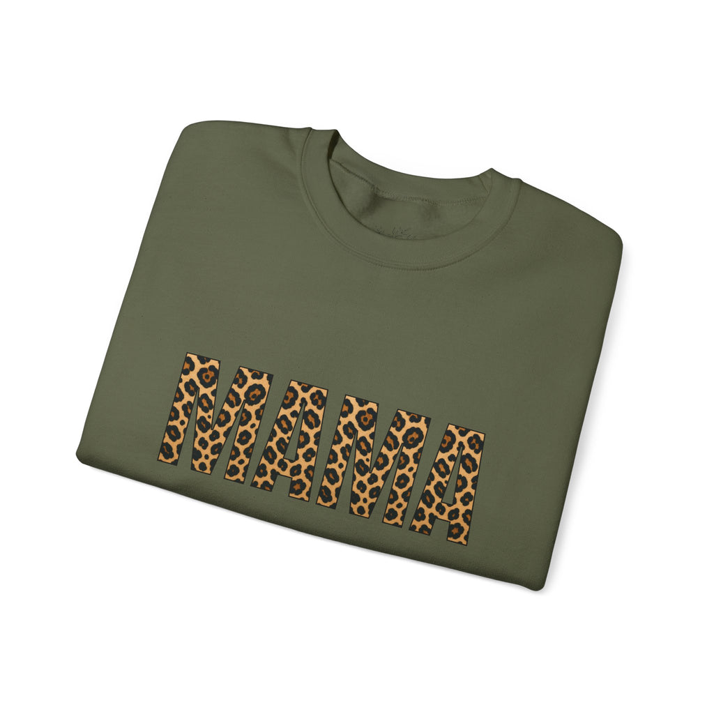Mama Leopard Print Sweatshirt