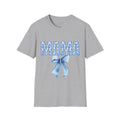 Mama Floral Blue Bow T-Shirt